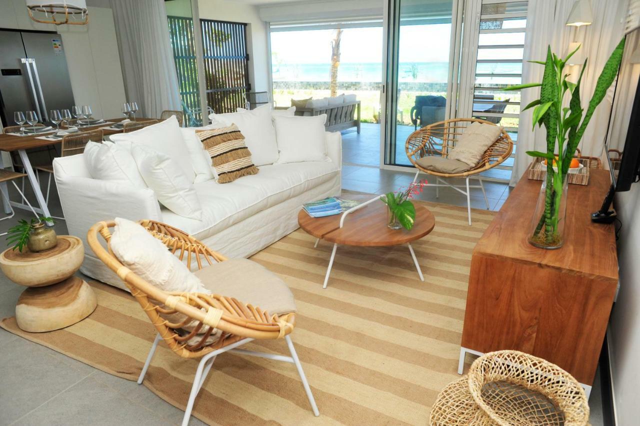Obiches Luxury Beachfront Apartment Trou-Aux-Biches Luaran gambar