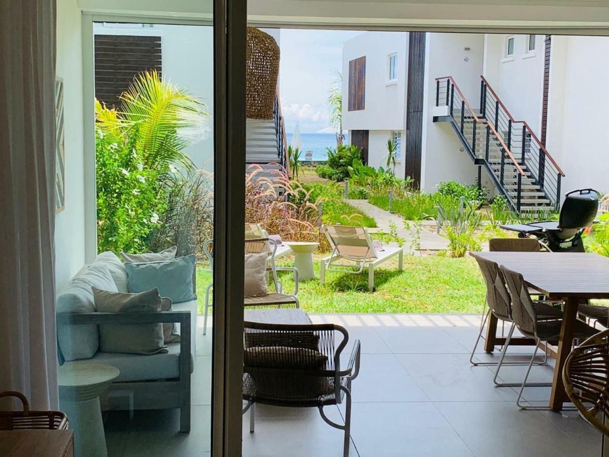 Obiches Luxury Beachfront Apartment Trou-Aux-Biches Luaran gambar