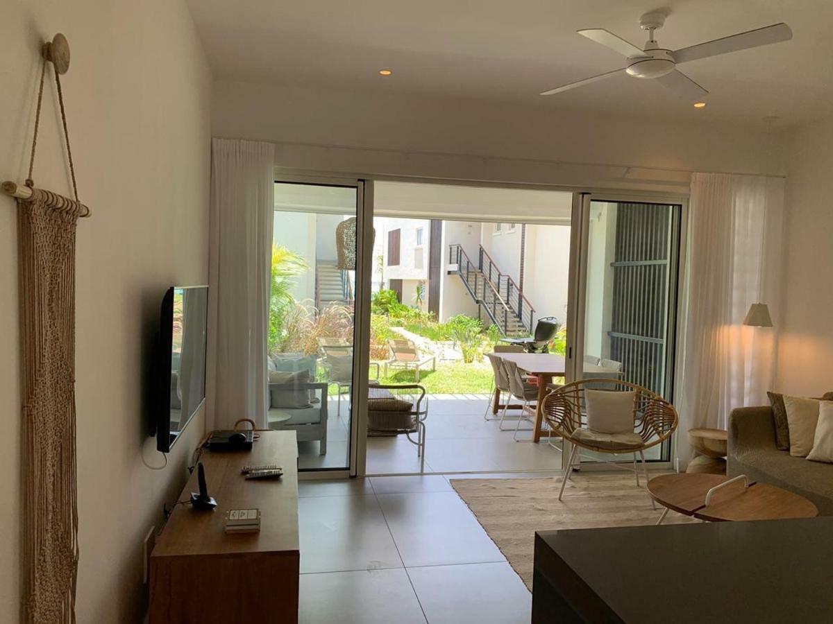 Obiches Luxury Beachfront Apartment Trou-Aux-Biches Luaran gambar